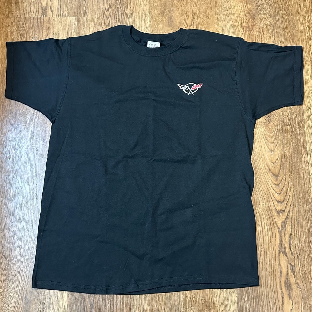 🏷️ NWT Casa Del Mar Chevrolet Corvette Short Sleeve Shirt Size XL Made in USA
